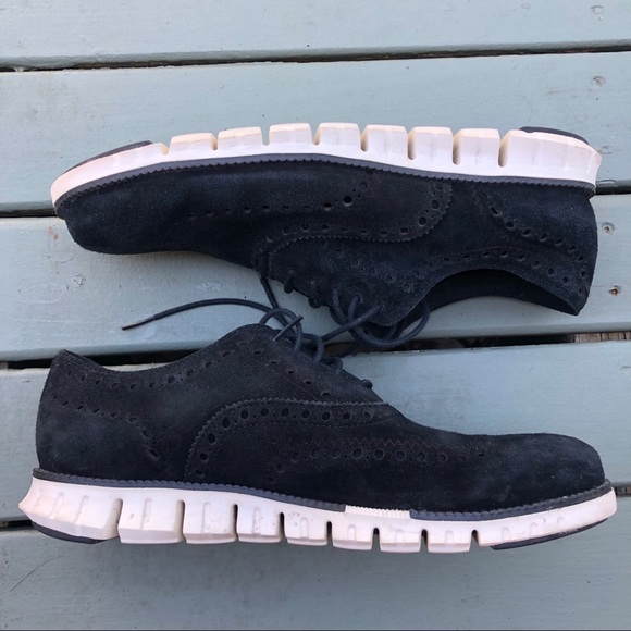 Cole haan zero grand black suede shoes - Picture 2 of 4